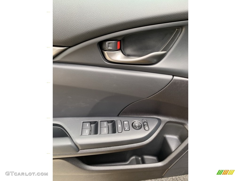 2020 Honda Civic Sport Hatchback Black Door Panel Photo #134941807