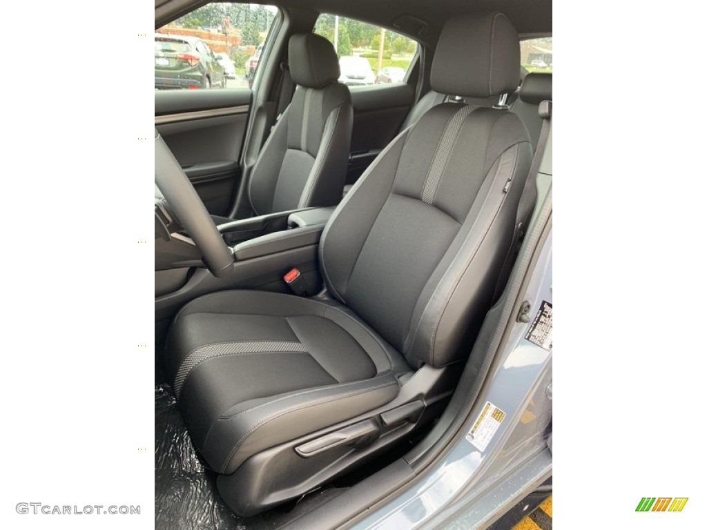 Black Interior 2020 Honda Civic Sport Hatchback Photo #134941864