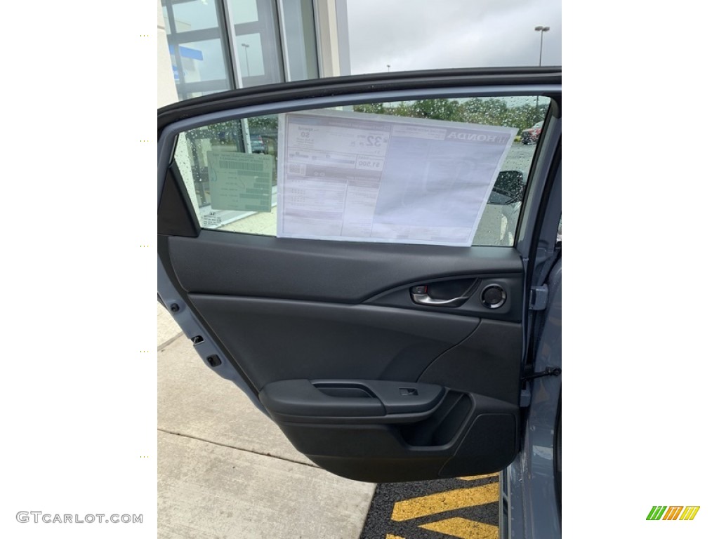2020 Honda Civic Sport Hatchback Black Door Panel Photo #134941900