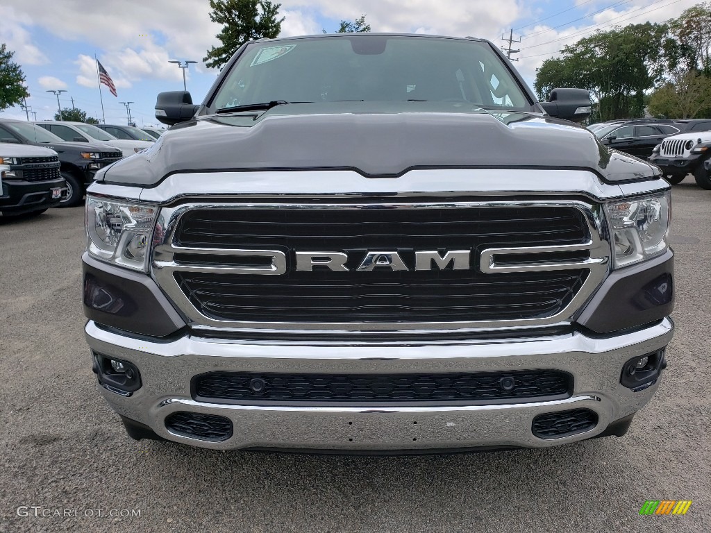 2019 1500 Big Horn Crew Cab 4x4 - Granite Crystal Metallic / Black/Diesel Gray photo #2