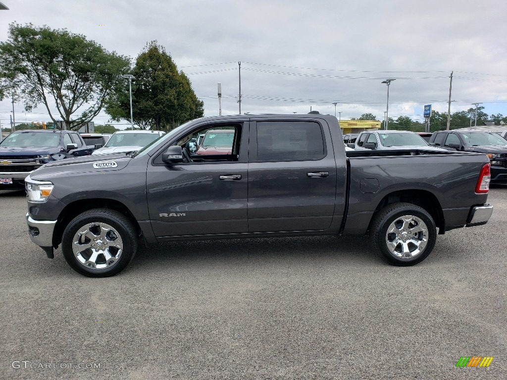 2019 1500 Big Horn Crew Cab 4x4 - Granite Crystal Metallic / Black/Diesel Gray photo #3