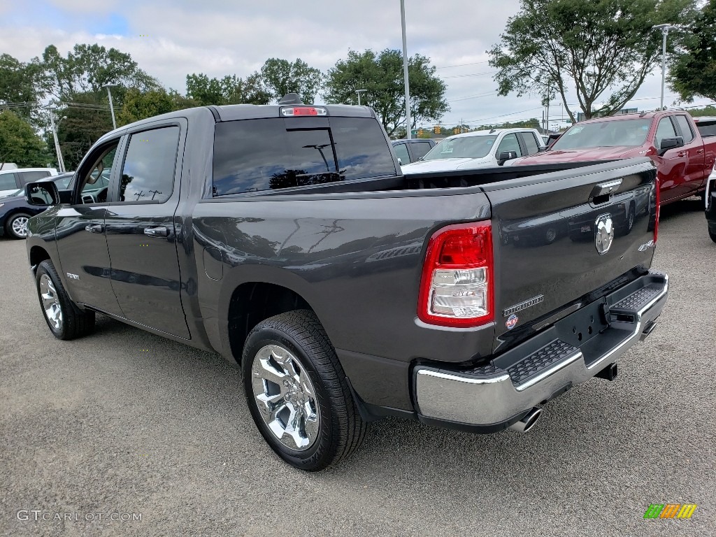 2019 1500 Big Horn Crew Cab 4x4 - Granite Crystal Metallic / Black/Diesel Gray photo #4
