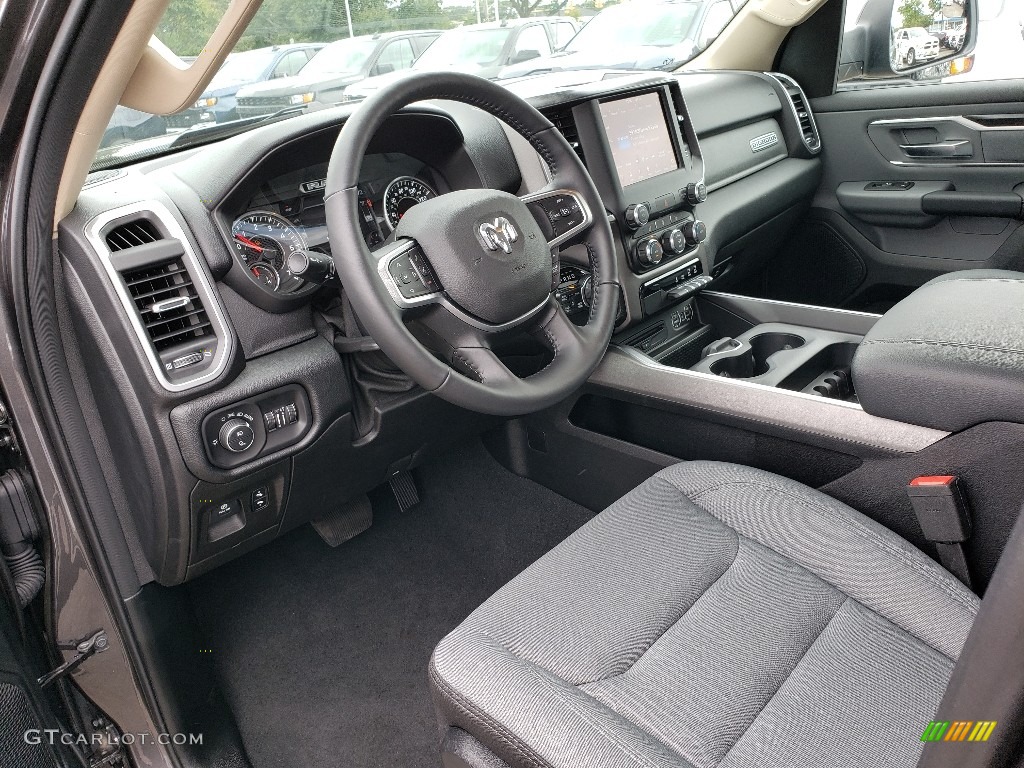 2019 1500 Big Horn Crew Cab 4x4 - Granite Crystal Metallic / Black/Diesel Gray photo #7