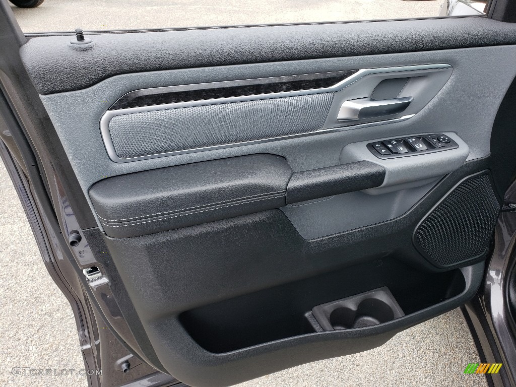 2019 1500 Big Horn Crew Cab 4x4 - Granite Crystal Metallic / Black/Diesel Gray photo #8