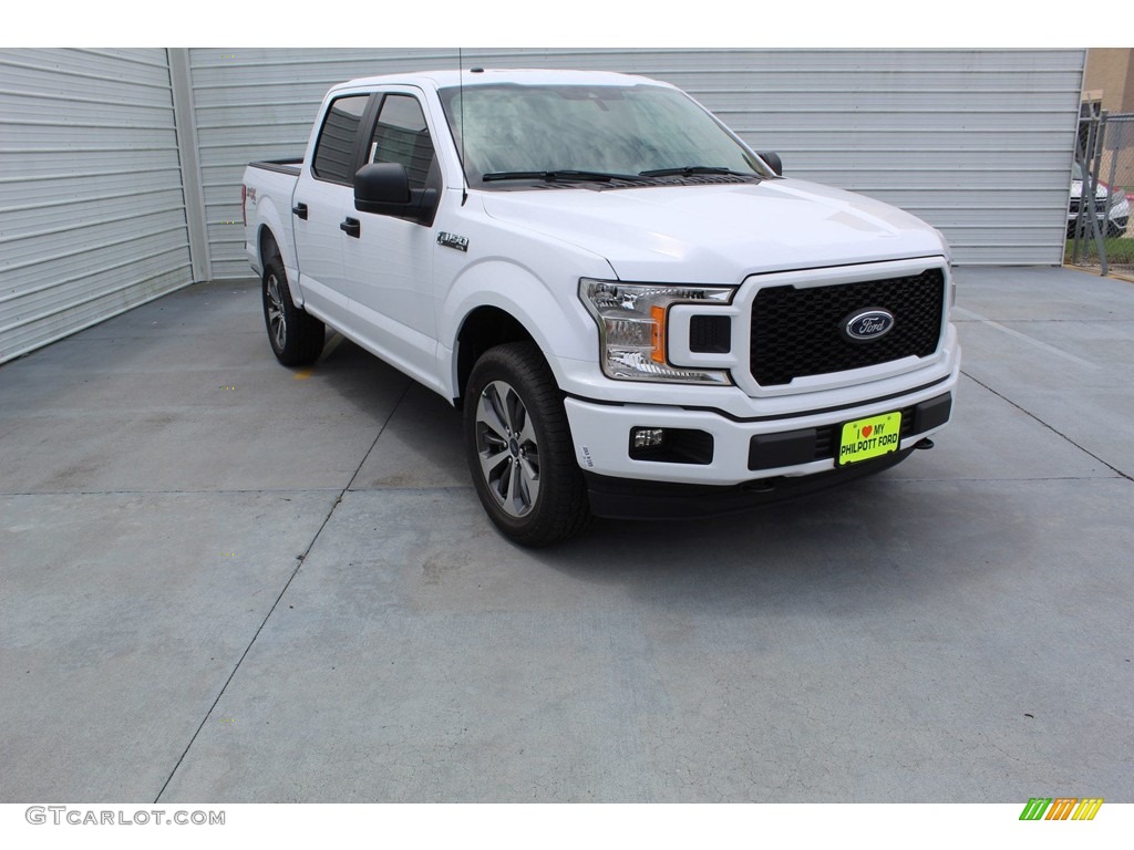 2019 F150 STX SuperCrew 4x4 - Oxford White / Black photo #2