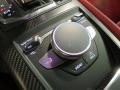 2017 Audi R8 Express Red Interior Controls Photo