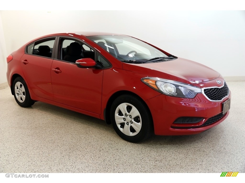 2015 Forte LX - Crimson Red / Black photo #1