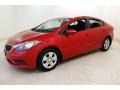 2015 Crimson Red Kia Forte LX  photo #3