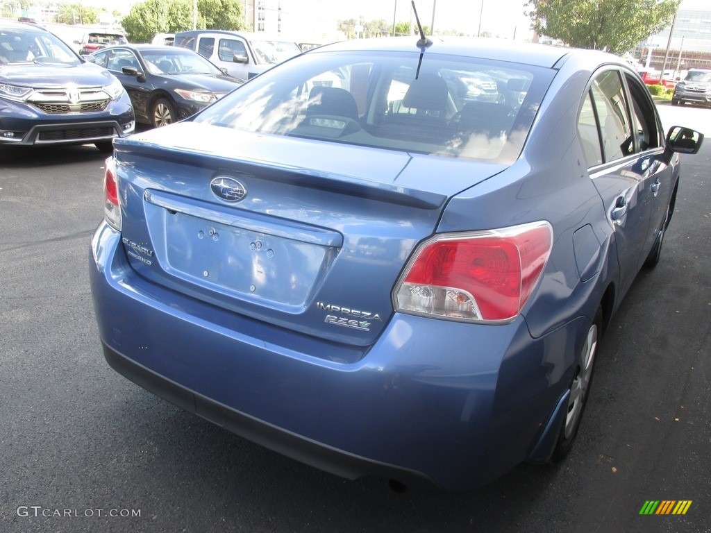 2016 Impreza 2.0i 4-door - Quartz Blue Pearl / Black photo #6