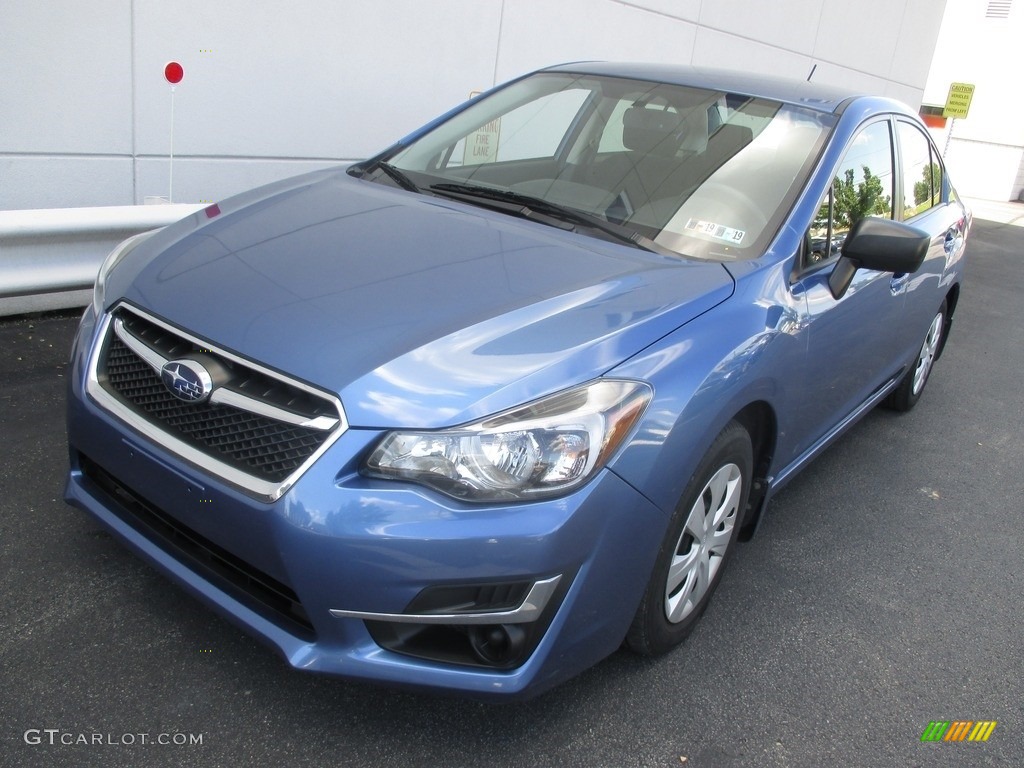 2016 Impreza 2.0i 4-door - Quartz Blue Pearl / Black photo #10