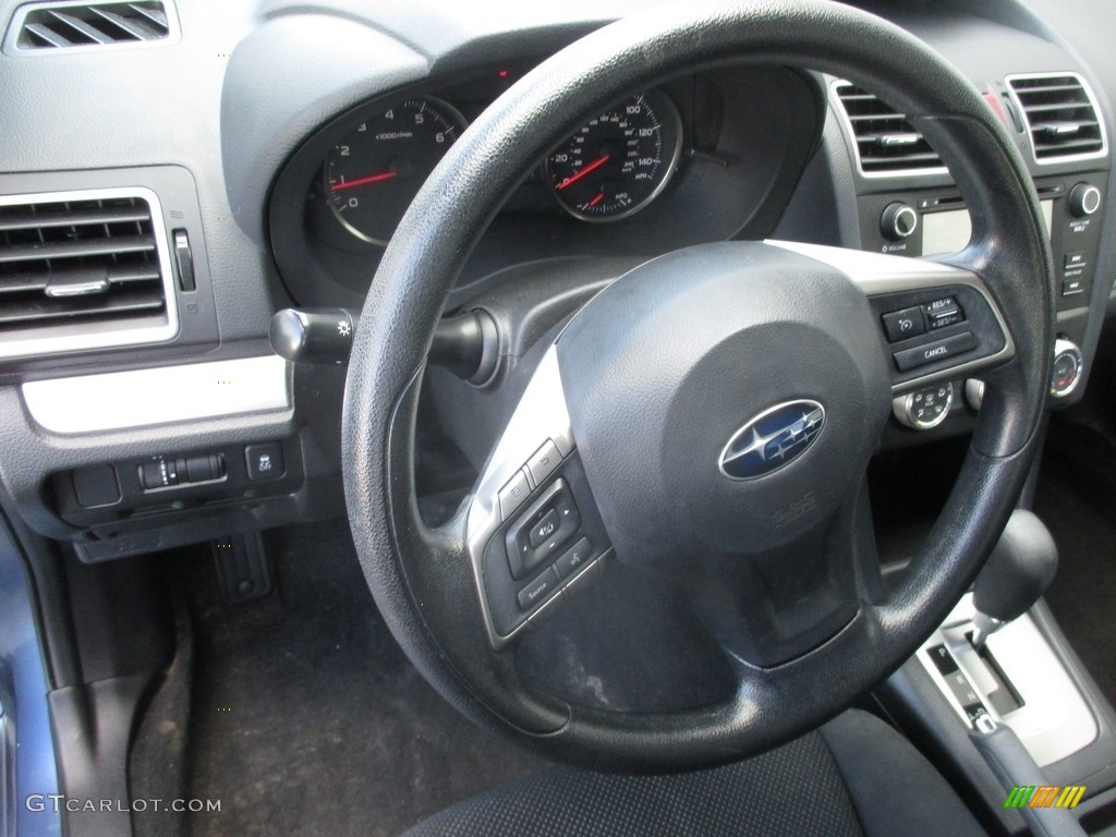 2016 Impreza 2.0i 4-door - Quartz Blue Pearl / Black photo #14