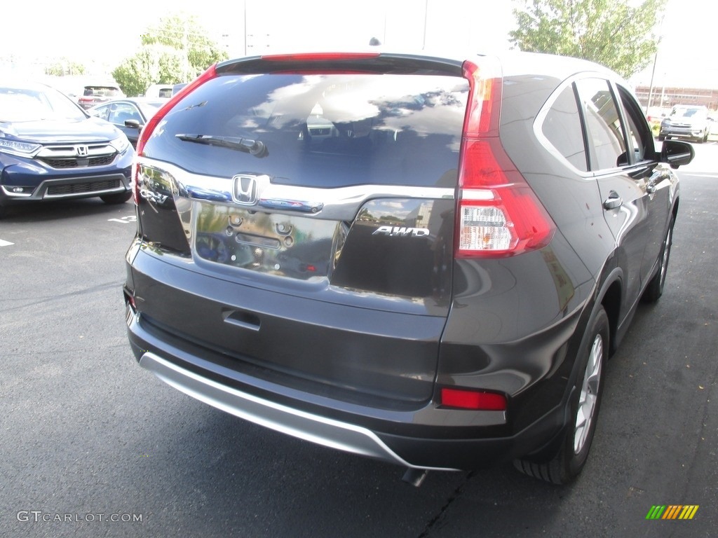 2016 CR-V EX AWD - Kona Coffee Metallic / Black photo #5