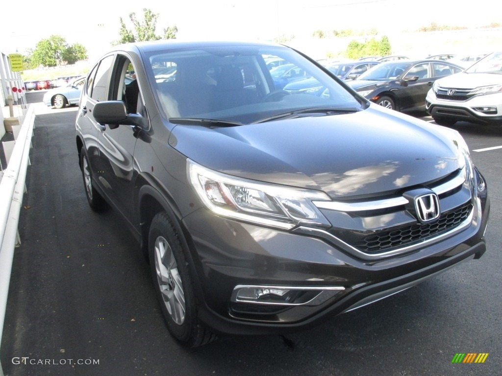 2016 CR-V EX AWD - Kona Coffee Metallic / Black photo #7