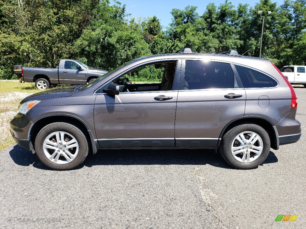 2011 CR-V EX 4WD - Urban Titanium Metallic / Ivory photo #2