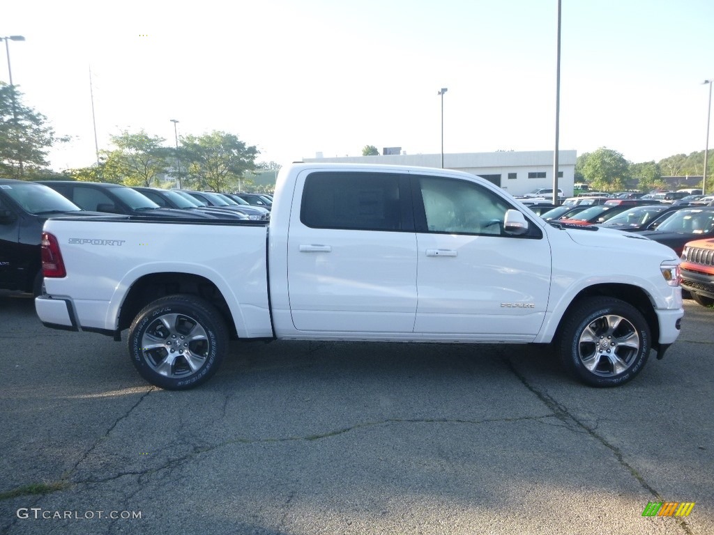 2020 1500 Laramie Crew Cab 4x4 - Bright White / Black photo #6