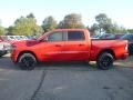 Flame Red - 1500 Big Horn Night Edition Crew Cab 4x4 Photo No. 2