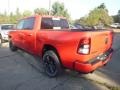 2020 Flame Red Ram 1500 Big Horn Night Edition Crew Cab 4x4  photo #3