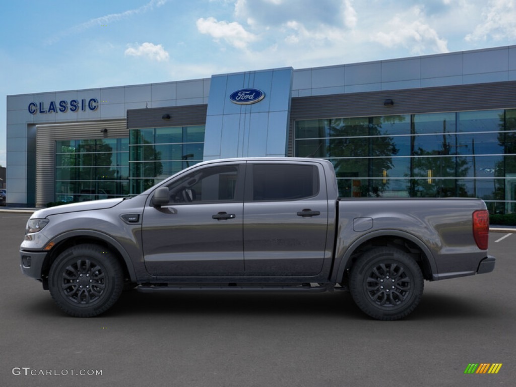 2019 Ranger XLT SuperCrew 4x4 - Magnetic Metallic / Ebony photo #3