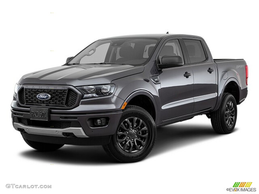 2019 Ranger XLT SuperCrew 4x4 - Magnetic Metallic / Ebony photo #45