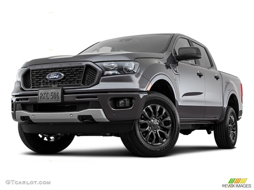 2019 Ranger XLT SuperCrew 4x4 - Magnetic Metallic / Ebony photo #46