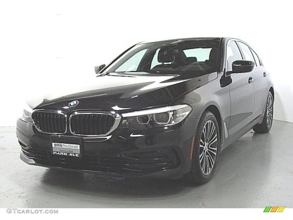2019 5 Series 530i Sedan - Jet Black / Black photo #1