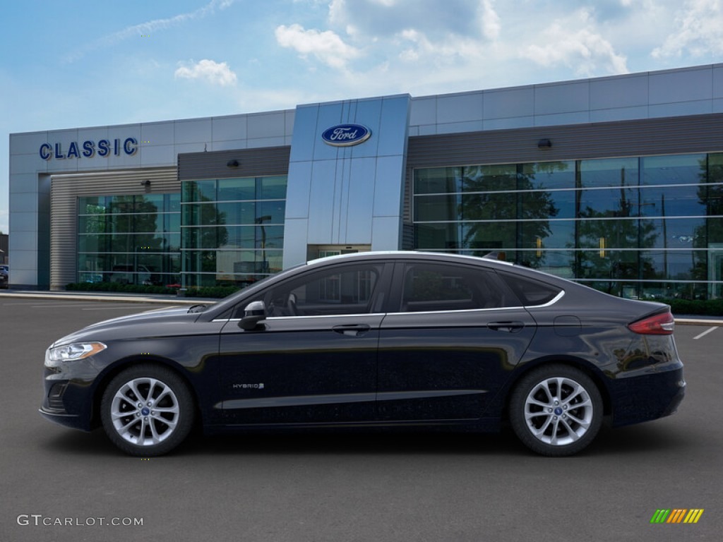 2019 Fusion Hybrid SE - Agate Black / Ebony photo #3