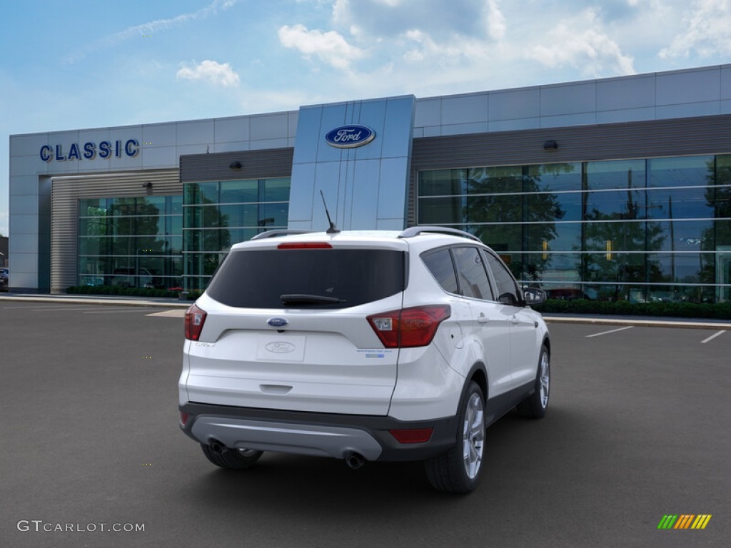 2019 Escape Titanium 4WD - White Platinum / Chromite Gray/Charcoal Black photo #8