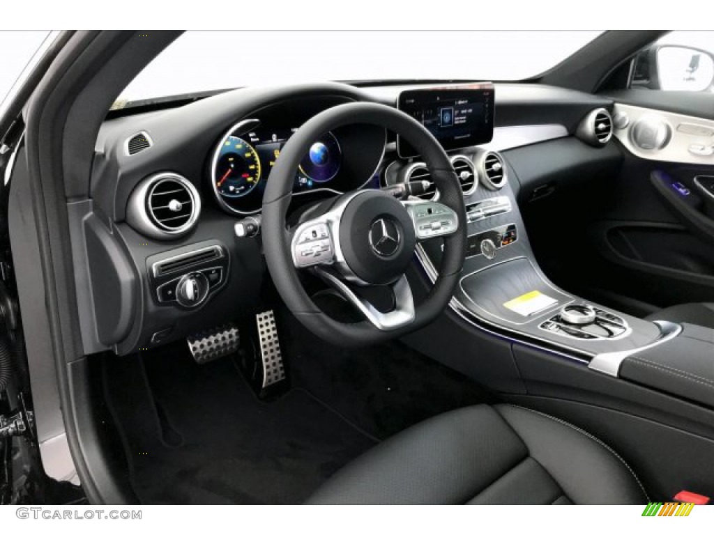 Black Interior 2020 Mercedes-Benz C 300 Coupe Photo #134959301