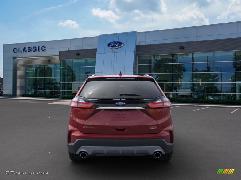 2019 Edge SEL AWD - Ruby Red / Ebony photo #5