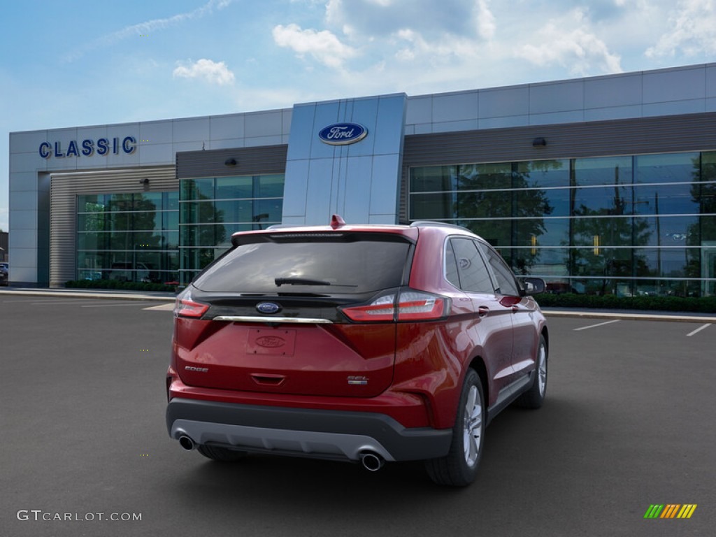 2019 Edge SEL AWD - Ruby Red / Ebony photo #8