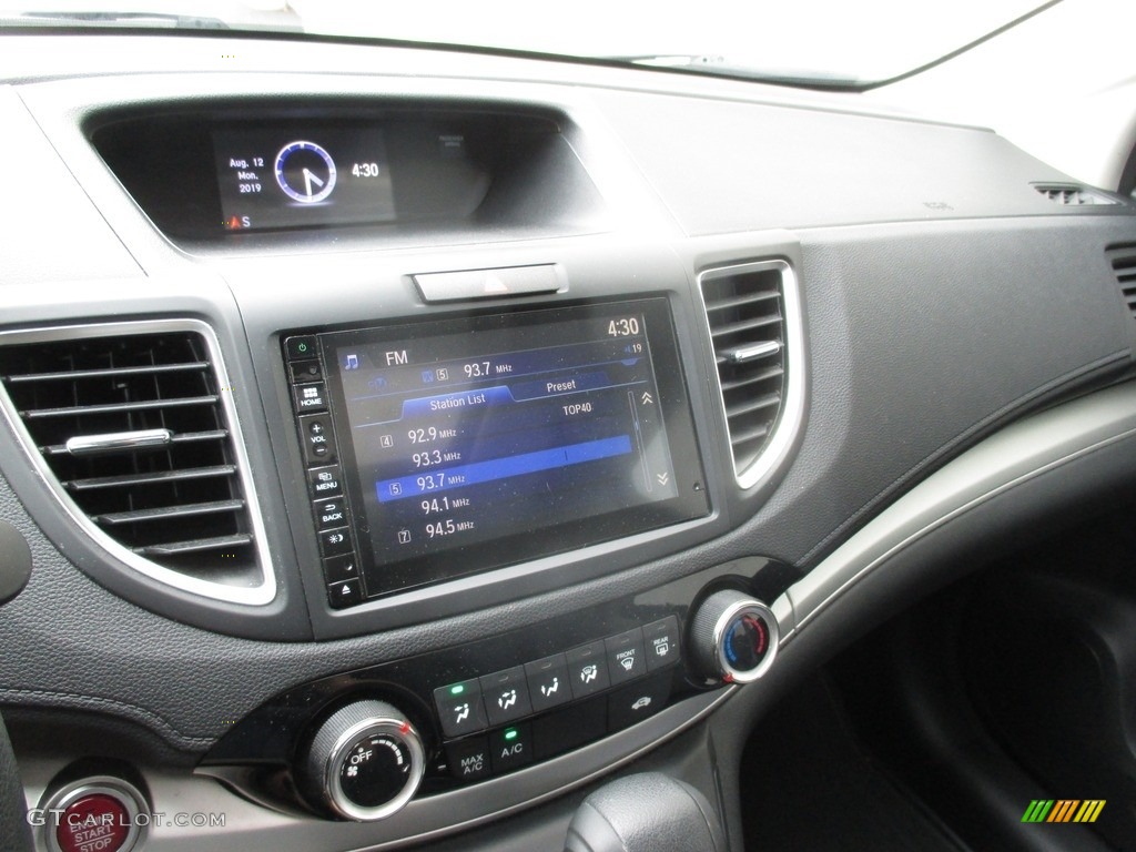 2016 CR-V EX AWD - Crystal Black Pearl / Black photo #15