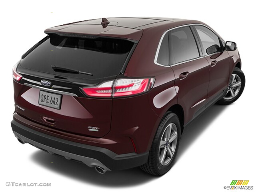 2019 Edge SEL AWD - Ruby Red / Ebony photo #83