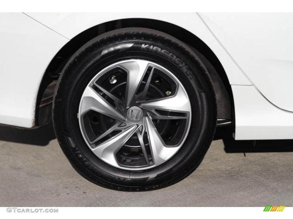 2019 Civic LX Sedan - Platinum White Pearl / Black photo #11