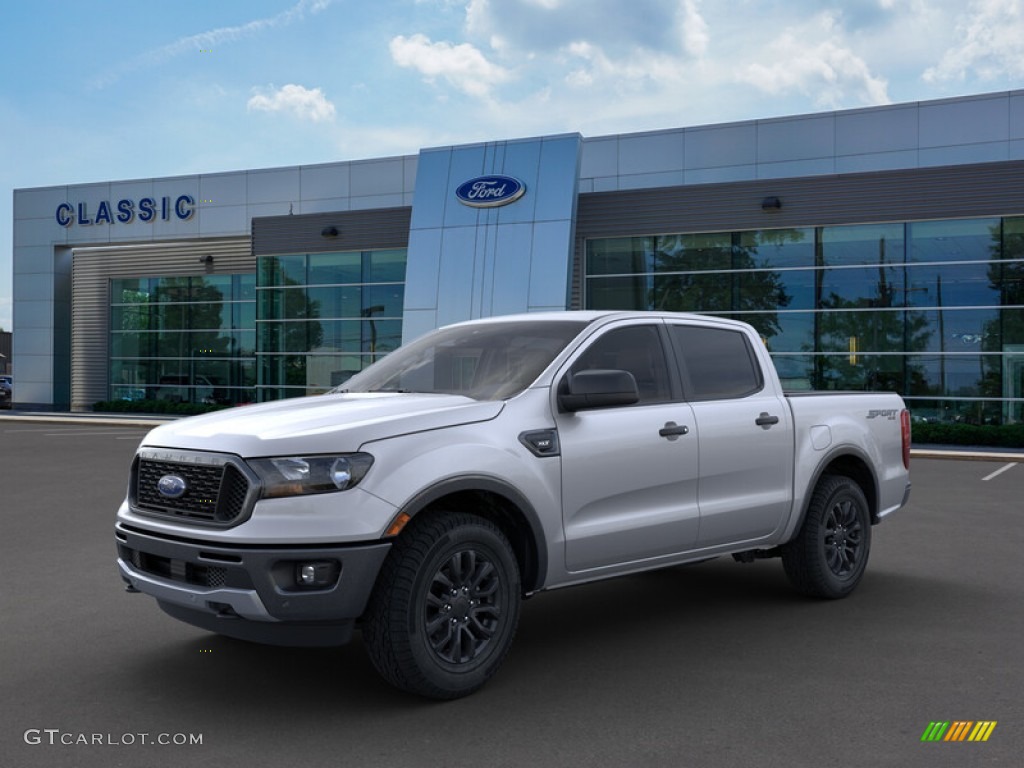 2019 Ranger XLT SuperCrew 4x4 - Ingot Silver Metallic / Ebony photo #1