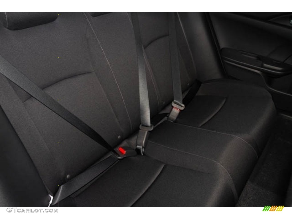 2019 Civic LX Sedan - Platinum White Pearl / Black photo #28