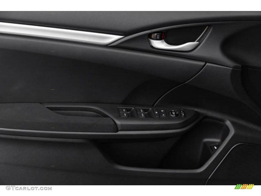 2019 Civic LX Sedan - Platinum White Pearl / Black photo #32