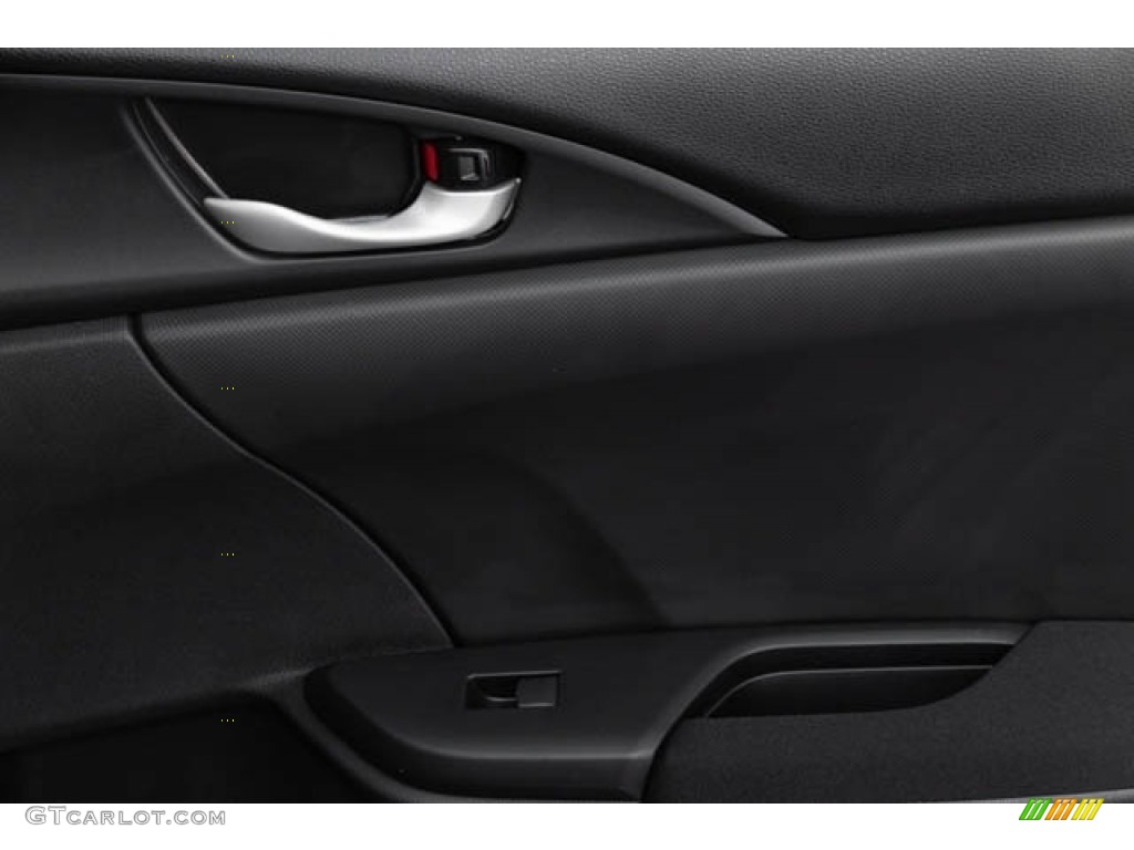 2019 Civic LX Sedan - Platinum White Pearl / Black photo #35