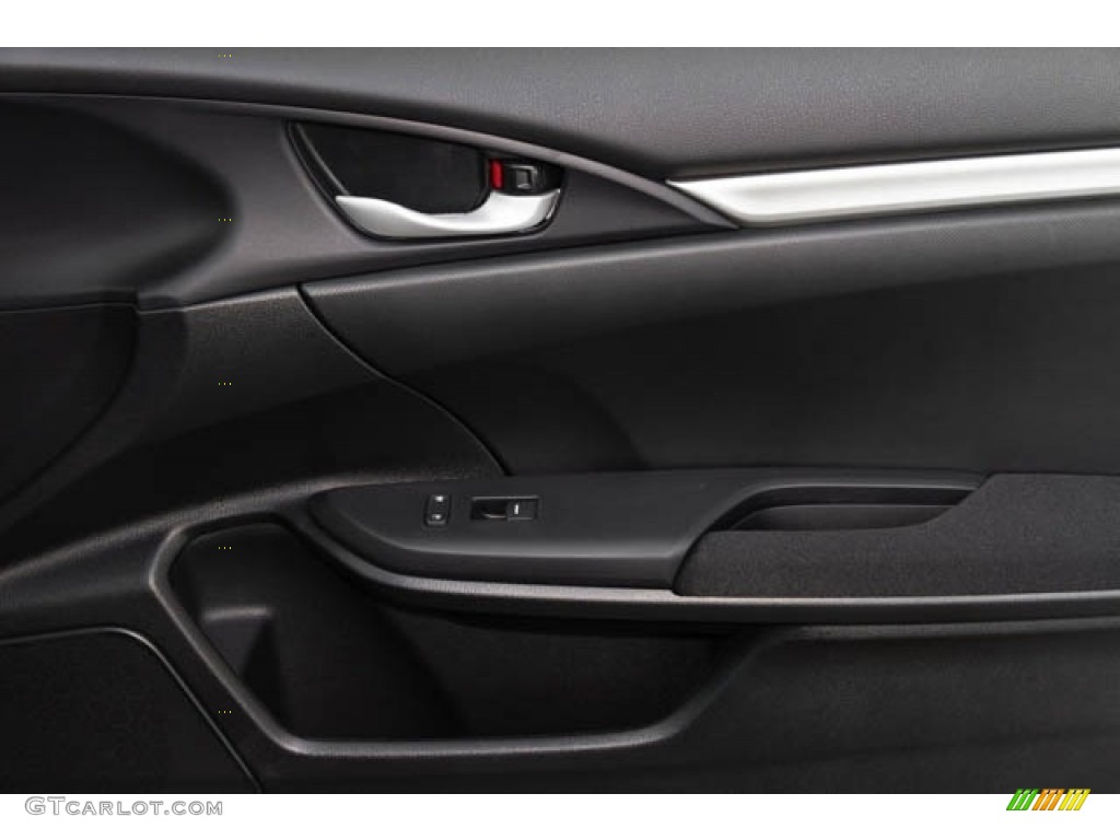 2019 Civic LX Sedan - Platinum White Pearl / Black photo #36