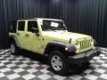 2017 Hypergreen Jeep Wrangler Unlimited Sport 4x4  photo #4