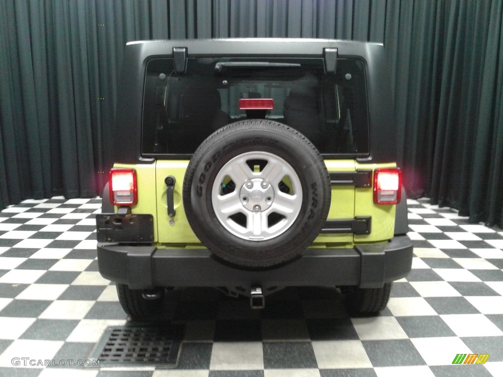 2017 Wrangler Unlimited Sport 4x4 - Hypergreen / Black photo #7