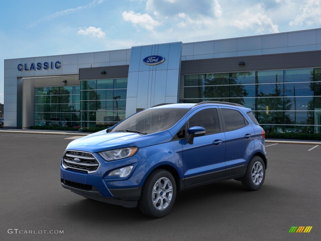 2019 EcoSport SE 4WD - Lightning Blue Metallic / Ebony Black photo #1