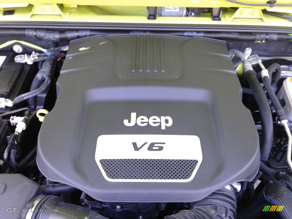 2017 Wrangler Unlimited Sport 4x4 - Hypergreen / Black photo #28