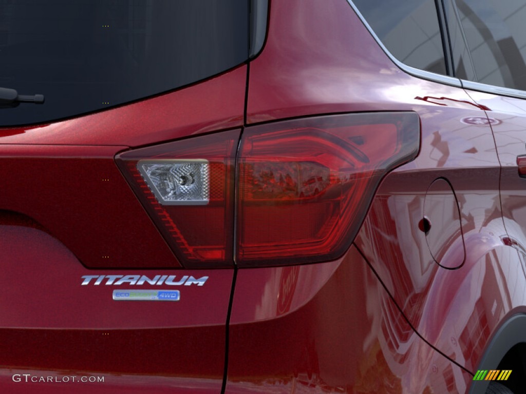 2019 Escape Titanium 4WD - Ruby Red / Medium Light Stone photo #21