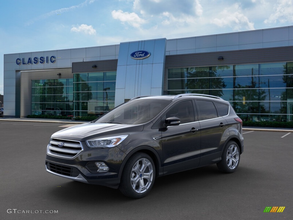 2019 Escape Titanium 4WD - Agate Black / Chromite Gray/Charcoal Black photo #1