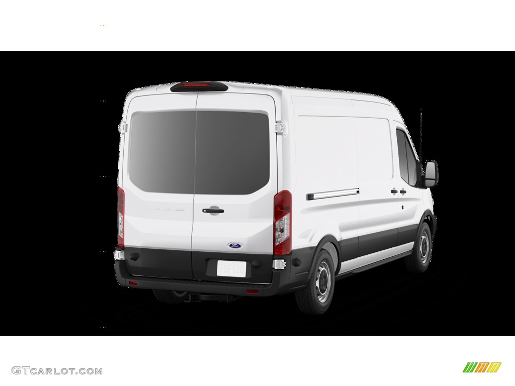 2019 Transit Van 250 MR Long - Oxford White / Charcoal black photo #3