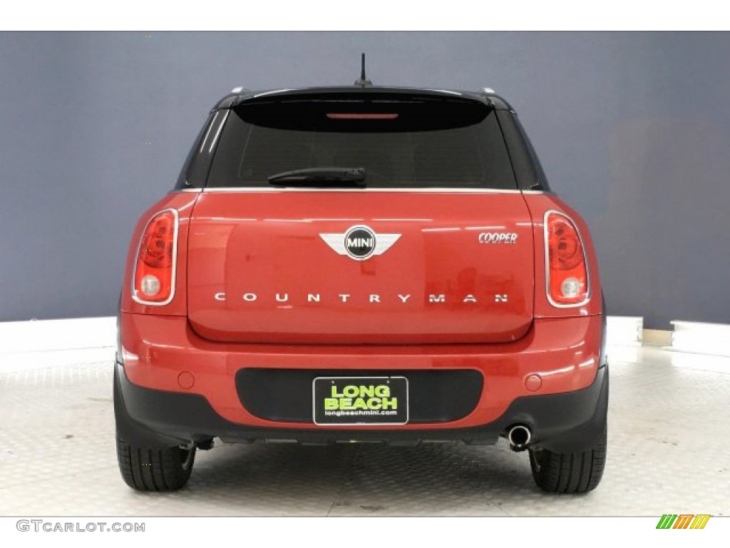 2014 Cooper Countryman - Blazing Red Metallic / Carbon Black photo #3