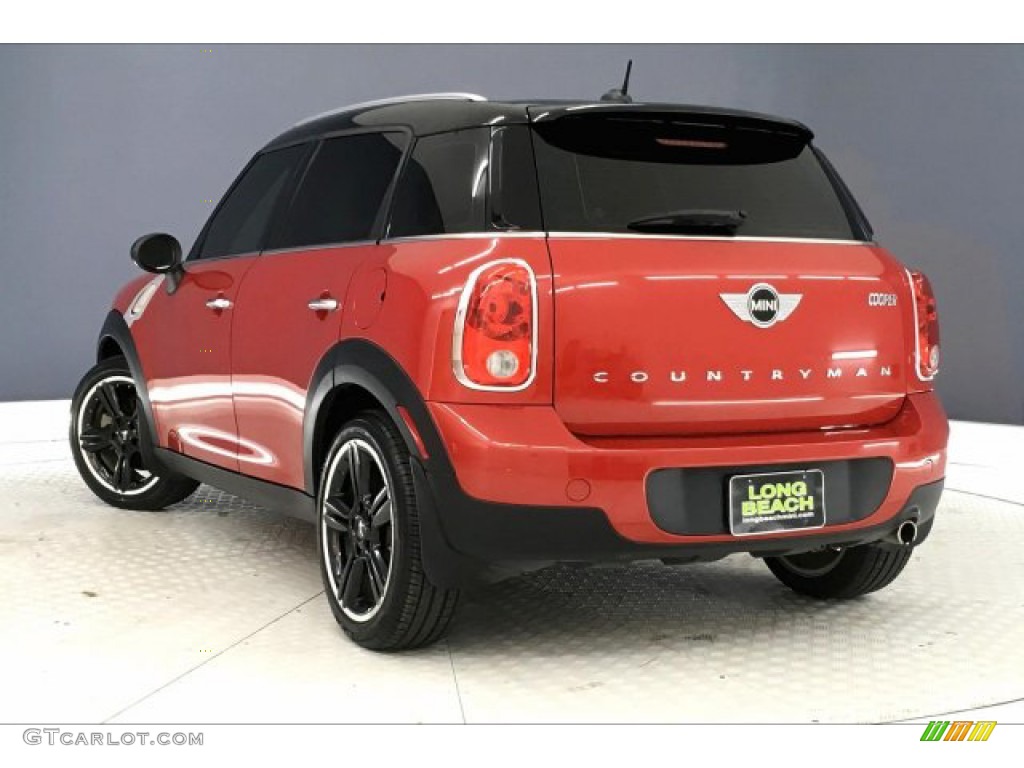 2014 Cooper Countryman - Blazing Red Metallic / Carbon Black photo #10