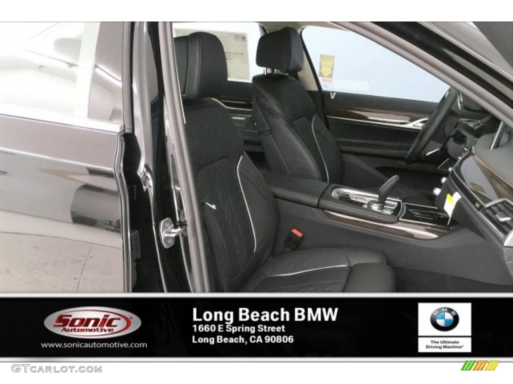 2020 7 Series 740i Sedan - Black Sapphire Metallic / Black photo #7