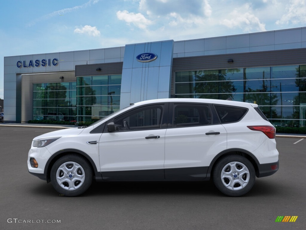 2019 Escape S - Oxford White / Chromite Gray/Charcoal Black photo #3