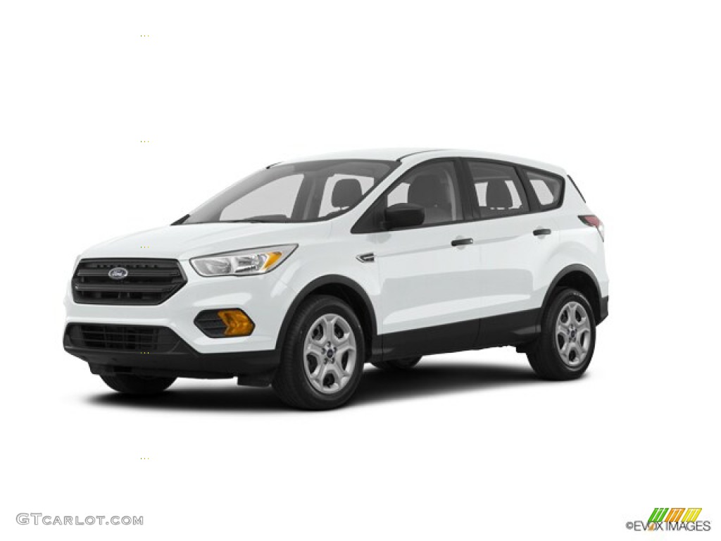 2019 Escape S - Oxford White / Chromite Gray/Charcoal Black photo #24